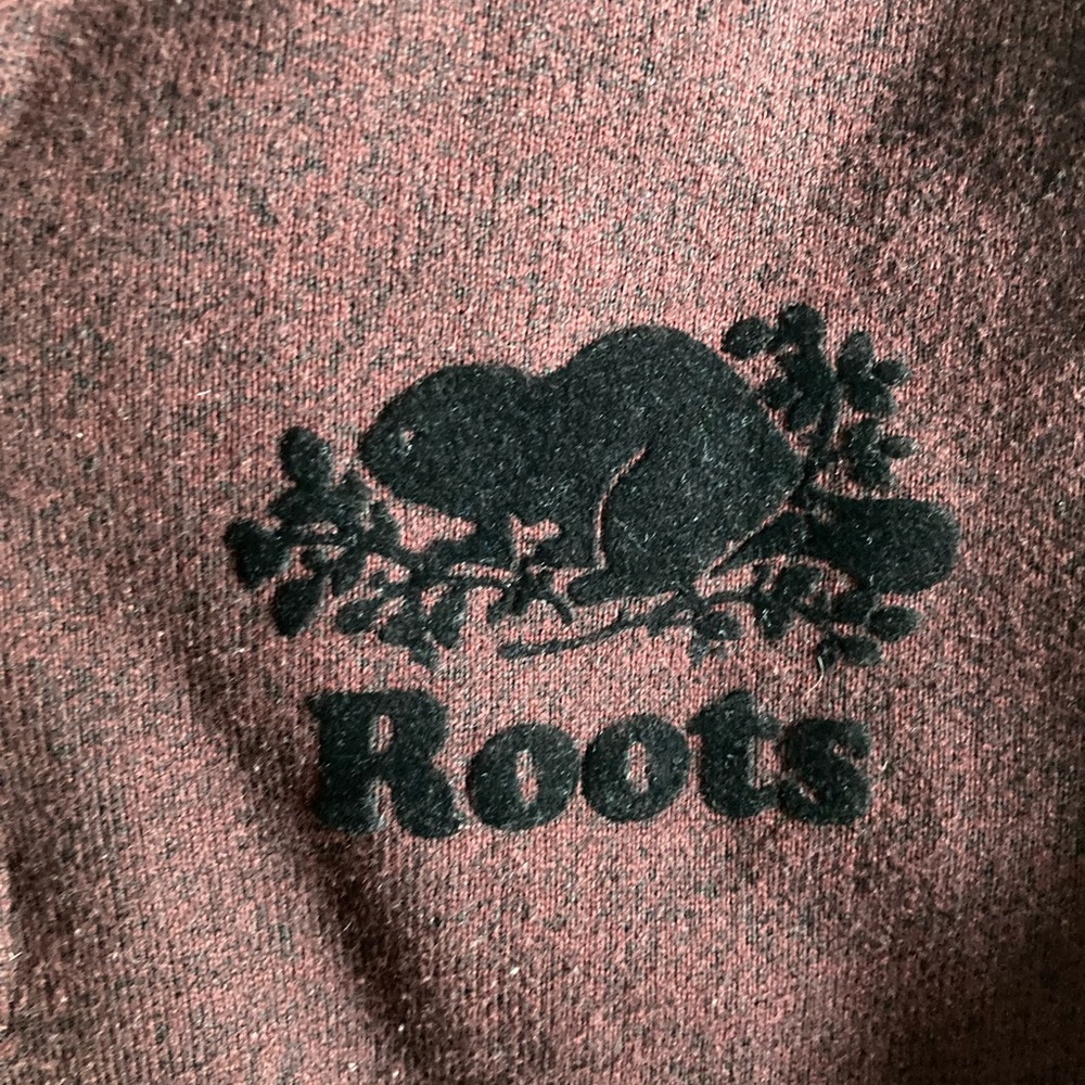 Roots Canada Quarter Zip Pullover Sweatshirt Men's Size S